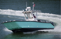 Kinocean — bateau de pêche, aluminium, soudure en v profonde, haute vitesse, artisanat d'atterrissage, pêche, bateau de travail