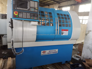 Tornio CNC a letto piano orizzontale Sumore SP2115 a doppio mandrino, 2 assi, alta precisione, alta qualità per la lavorazione di metalli teneri - Product Image 4