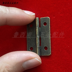 Retro Colored Rounded <b>Corner</b> Mini Hinge 3 Cm Iron Surface Mount For Wooden Box Furniture Hinge - Product Image 3