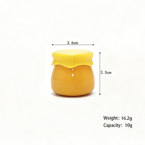 Contenedor de máscara de labios de tarro sellado lindo personalizado con una cuchara adjunta - Product Image 6