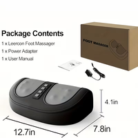 Masseur de pieds électrique OEM personnalisé, machine de massage des pieds Shiatsu sans fil pour la circulation sanguine et la douleur