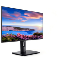 Moniteur IPS UHD 4K 32 pouces, 3840x2160 60Hz 100% SRGB 96% DCI-P3 pour conception graphique, affichage commercial sans bordure à 3 côtés 500 nits