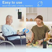 Daytech Talkie-walkie longue portée, bouton d'alerte sans fil pour soignant, système d'interphone domestique pour personnes âgées