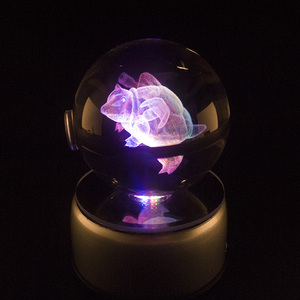 Boule en cristal K9 de 80 mm, nouveau design, populaire, multi-choix, pour cadeau d'enfant - Product Image 6