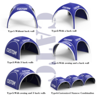 Carpa Inflable Personalizada CATC con Iluminación LED para Exposiciones, Promociones y Eventos al Aire Libre, Impermeable y Portátil