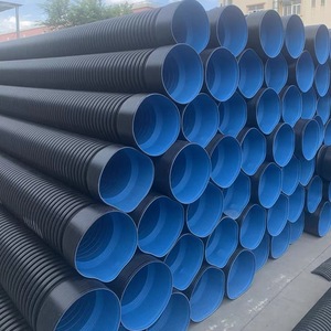 Tubería Subterránea Eléctrica DN200 DN315 DN400 SN8 SN16 PE100 HDPE, Tubería Corrugada de Doble Pared para Cableado - Product Image 3
