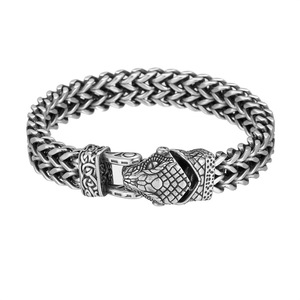 <span class=keywords><strong>C</strong></span>ổ Điển Sói Rắn Đại Bàng Đầu Loạt Thép Không Gỉ Dày Chuỗi Người Đàn Ông Thép Không Gỉ Vòng Đeo Tay - Product Image 4
