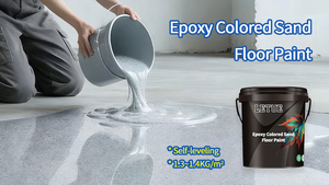 Pintura Epoxi Autonivelante con Textura de Mármol para Pisos, Resina Epoxi Líquida Ecológica para Pintar Pisos de Casa - Product Image 3