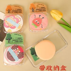 Éponge de maquillage Shang Mei Er en forme de goutte d'eau, design cartoon, éponge naturelle, utilisation sèche ou humide, pour fond de teint liquide. - Product Image 5