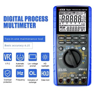Vc79a+ มัลติมิเตอร์แบบดิจิตอล ดีไซน์แม่พิมพ์พลาสติกสองสี และได้มาตรฐานกันฝุ่นและกันน้ำระดับ IP65 - Product Image 2