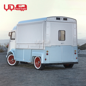 Antique Vintage Thực Phẩm Trailer HY Cà Phê Van Ice Cream Hot Dog Giỏ Di Động Nhà Bếp Kiosk Thực Phẩm Xe Tải Để Bán - Product Image 3