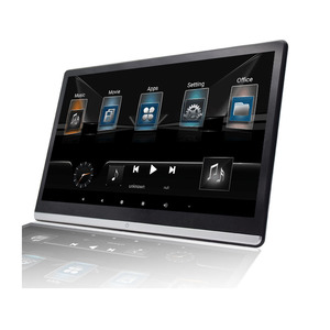 14 inch phổ 720P Wifi <span class=keywords><strong>USB</strong></span> gương liên kết <span class=keywords><strong>4</strong></span> + 64G <span class=keywords><strong>Android</strong></span> 12 xe TV Video màn hình cảm ứng tựa đầu màn hình 4K đa phương tiện - Product Image 1