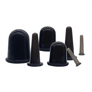 YYH DCX-1 Kit de ventouses en silicone pour usage domestique, ventouses de moxibustion sous vide, pour salons de beauté, bien-être et massage des méridiens, ensemble de quatre pièces, vente en gros - Product Image 1