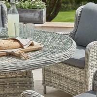 Chaises de patio avec table basse Meubles d'extérieur en rotin Ensembles de conversation pour balcon en osier Ensemble de bistro de jardin Chaise d'hôtel