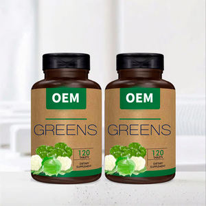 OEM/ODM all'ingrosso Private Label integratore alimentare verde miscela compresse di verdure Super verdi con servizio di progettazione - Product Image 5
