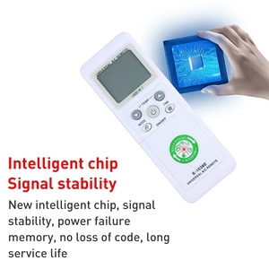 <span class=keywords><strong>Control</strong></span> Remoto <span class=keywords><strong>Universal</strong></span> para <span class=keywords><strong>Aire</strong></span> <span class=keywords><strong>Acondicionado</strong></span> <span class=keywords><strong>Chunghop</strong></span> K-1038E 1000 en 1 con Pantalla LCD, Temporizador y Reloj - Product Image 4