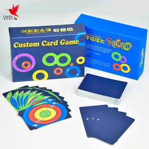 Jeux de société amusants personnalisés en usine Impression de cartes à jouer Jeux et emballage