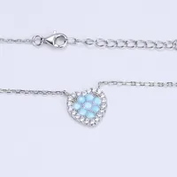 Herz Halskette Shinn ing Crystal Love Herz Halskette Bestes Geschenk für Frauen Zirkonia Herz Halskette Anhänger