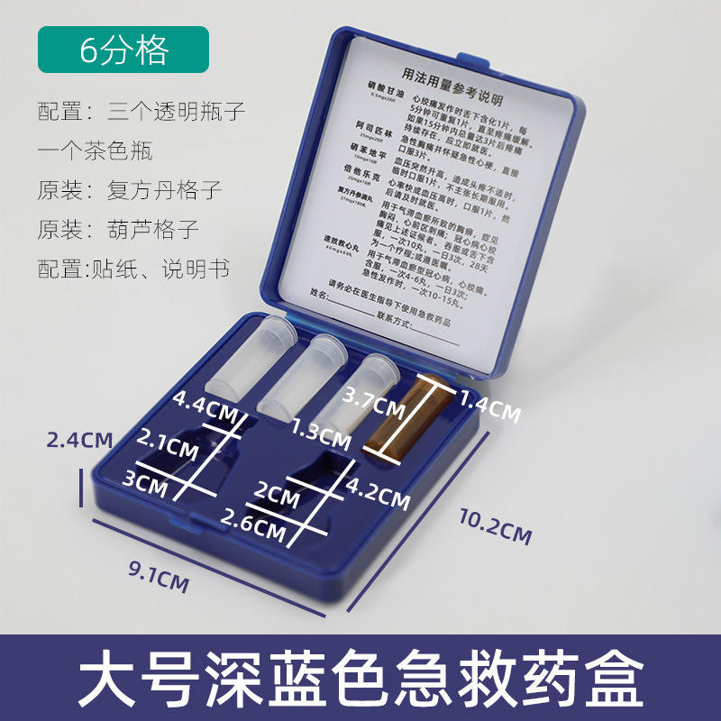 ชุดปฐมพยาบาลขนาดใหญ่ สีน้ำเงินเข้ม [ไม่รวมยา]