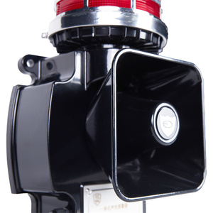 High-Powered Black Crane Warning <strong>Alarm</strong> <strong>System</strong> with Audible <strong>Sound</strong> <strong>and</strong> <strong>Visual</strong> Light Signals - Product Image 3