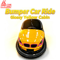 Voiture tamponneuse électrique pour enfants, 2 places, en fibre de verre, pour parcs d'attractions, utilisation intérieure et extérieure, vente en gros directe usine