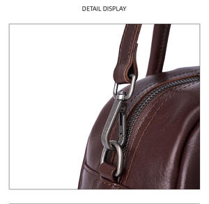 Bolso de Mano Retro Coreano para Mujer, Estilo Bowling, Simple, Versátil, de un Solo Hombro, Cruzado, Moderno para Otoño y Primavera - Product Image 4