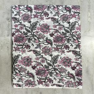 Tela de Algodón Indio de Alta Calidad, Ecológica, Suave, Color Rosa Floral, Lisa, para Vestidos de Niñas y Niños, por Yarda, Origen Indio - Product Image 5