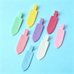 <strong>Colorful</strong> Metal No Crease Hair Clips Matte Non Slip Hair Grips Durable Women's <strong>Fashion</strong> Styling Clips Skin Care Makeup Accessories - Product Image 2