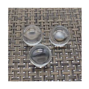 Bolas de espuma de poliestireno decorativas, bolas de vidrio redondas, transparentes, sólidas, gran oferta, 8mm