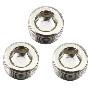 Liyuan Pneumatic Metal External Thread Pipe Fittings 1 Inch Internal Hex <b>Copper</b> Plug Blind <b>Screw</b> - Product Image 1