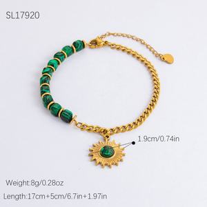 Pulsera de Acero Inoxidable Hecha a Mano, Resistente al Agua, con Baño de Oro de 18K, Estilo Moderno y Elegante que No se Desvanece - Product Image 6