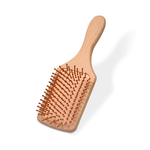 Migliore spazzola per capelli di bambù Logo personalizzato in legno spazzola per capelli Paddle spazzole per capelli in bambù pinza per capelli pettini districanti