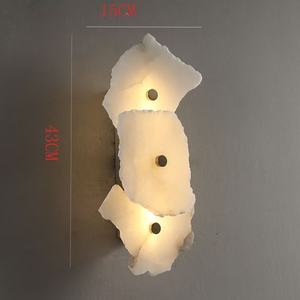 Nueva lámpara de pared de mármol de diseño, modelo para habitación, dormitorio, mesita de noche, sala de estar, pared de fondo, iluminación creativa moderna y personalizada - Product Image 2