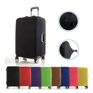 Custom Logo Spandex <b>Suitcase</b> Cover With Zipper Elastic Sublimation Blank Travel Luggage Protective Covers - Product Image 2