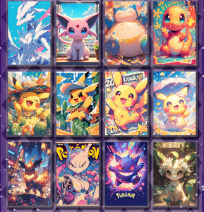 YZ Fun Art Qualité Pokemoned Produits Pikachu et ses amis Données Carte acrylique Partie 3 Premium Vente en gros Affichage Pokemoned rare - Product Image 6