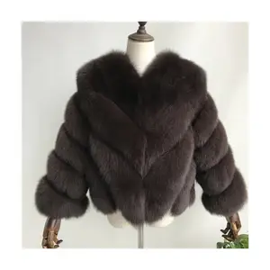RX Furs ladies soft special fast shipping winter autumn women top quality overcoat low price white fox fur jacket coat