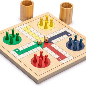 FactoryPersonalizable Mesa de centro Decoración Rústica Catan Juego de mesa de madera Piezas de madera Diversión familiar Ludo GameDiscount - Product Image 3