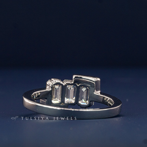 แหวนเพชรทอง 14K สังเคราะห์สำหรับผู้ชาย หรูหรา ทันสมัย เพชรสร้างในห้องปฏิบัติการ แหวนแต่งงาน แฟชั่นสำหรับผู้ชาย ของขวัญเครื่องประดับ - Product Image 5