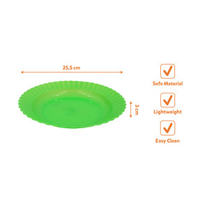 Assiette de service empilable et réutilisable en PP de luxe motif tournesol, sans BPA, écologique, qualité alimentaire, pour riz, nouilles, salades, fruits, collations - Product Image 5