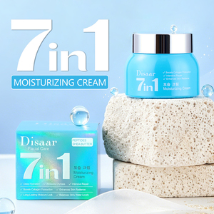 Crème hydratante pour le visage Disaar 100g 7 en <span class=keywords><strong>1</strong></span>, peptides, acide hyaluronique, hydratation intense, crème pour le visage pour la sécheresse et les rougeurs, distributeur - Product Image 2