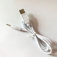 Cantell Smart USB a DC 2,5mm Adaptador Cargador Cable Mini Jack 2,5mm Mono para Android Cámara Computadora Auricular para escáner