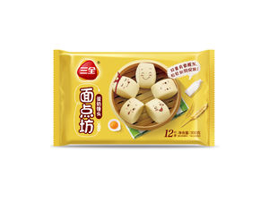 Sanquan <span class=keywords><strong>ซาลาเปา</strong></span>นึ่งไข่และ<span class=keywords><strong>นม</strong></span>สำหรับเด็ก, ขนมปังนึ่งแช่แข็ง-นุ่มฟูนุ่มใส่ในถุง - Product Image 3