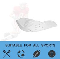Protège-dents souple personnalisé PHCOMRICH en EVA pour la protection sportive des joueurs de football, basketball, rugby, hockey, boxe, MMA, taekwondo