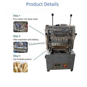 Máquina Industrial para Hacer Conos de Helado de Diferentes Formas, Máquina para Hacer Conos de Helado de Azúcar - Product Image 3