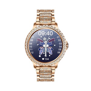 I58 Rose Gold Smartwatch Women Dual Straps 1.32 Inch BT Calling <b>Heart</b> Rate Monitor Fitness Tracker IP67 Waterproof - Product Image 4