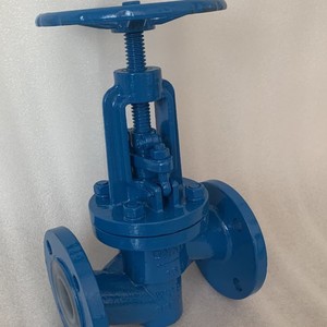 Válvula de Compuerta de Acero Fundido Revestida con PTFE DN100 Estándar Nacional para Medios Químicos Corrosivos Operación Manual - Product Image 3