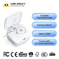 Mini imprimante thermique de poche pour les marques de cadeaux de bureau, largeur d'impression 14-16 mm, papier thermique de 0,5 pouce pour mini-imprimante 60x40 personnalisée