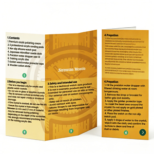 Services d'impression professionnels : Brochures pliées en trois et menus de produits personnalisés pour collections de montres - Product Image 1