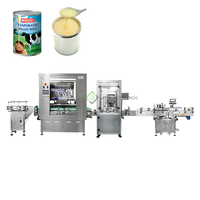 Línea de Producción de Leche Evaporada, Máquina de Envasado de Leche Condensada Enlatada