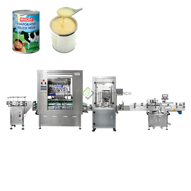 Automatic Condensed Milk Tin Can Filling